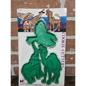 Vintage 1987 LK Manufacturing Cookie Cutters Animal Set‎ New Sealed USA